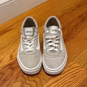 Vans Light Beige Canvas Shoes